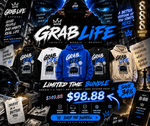 Grab Life Streetwear Bundle — 1 Hoodie + 2 Mystery Tees
